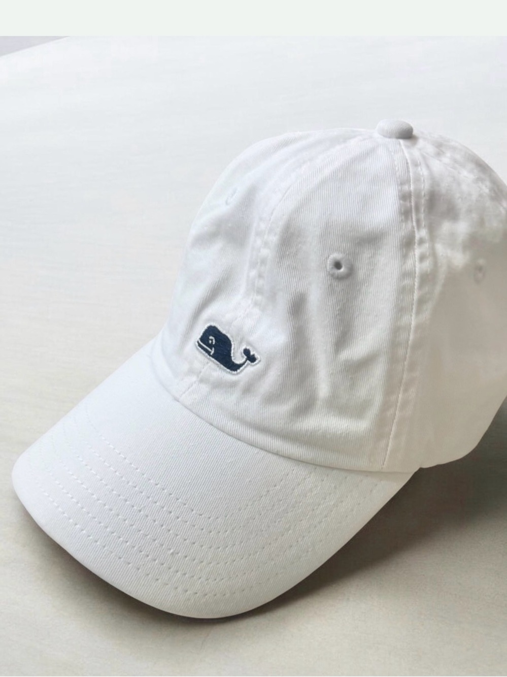 VINEYARD VINES WHITE baseball cap women men size 0S UNISEX